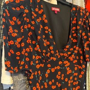 STAUD floral dress size 4